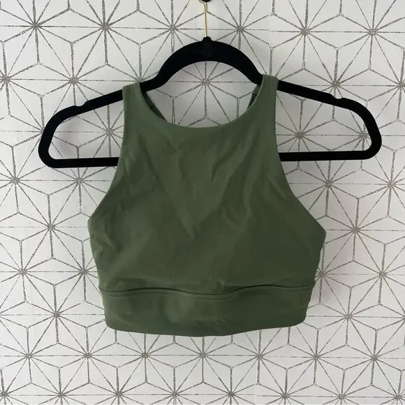 Lululemon Energy Bra High-Neck Longline *Medium Support, B–D Cups
Green Twill - Picture 5 of 8